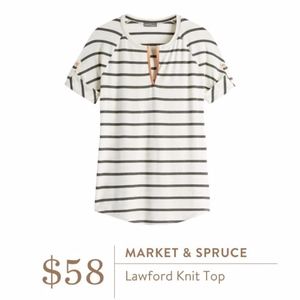 Market and Spruce Lawford Knot Top